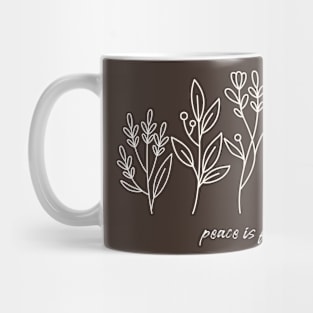 Peace is Found Design Mug